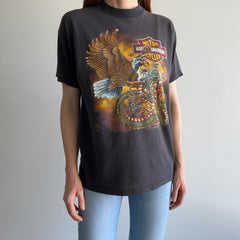 1988 Epic Single Sided Harley T-Shirt 50/50 - WOAH