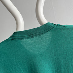 1980s Faded Forest Green FOTL Pocket Muscle Tank