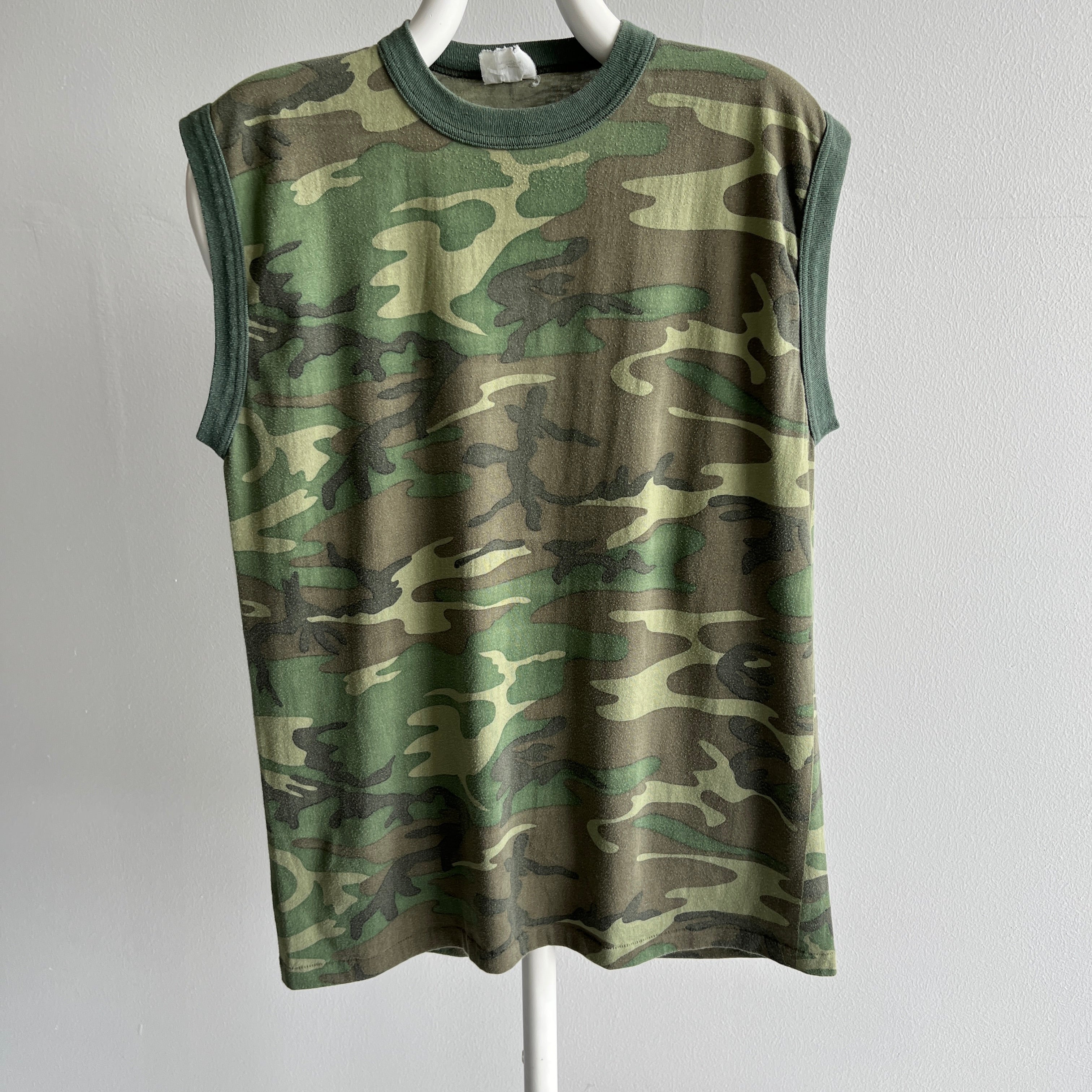 1980s Rothco Camo Muscle Tank