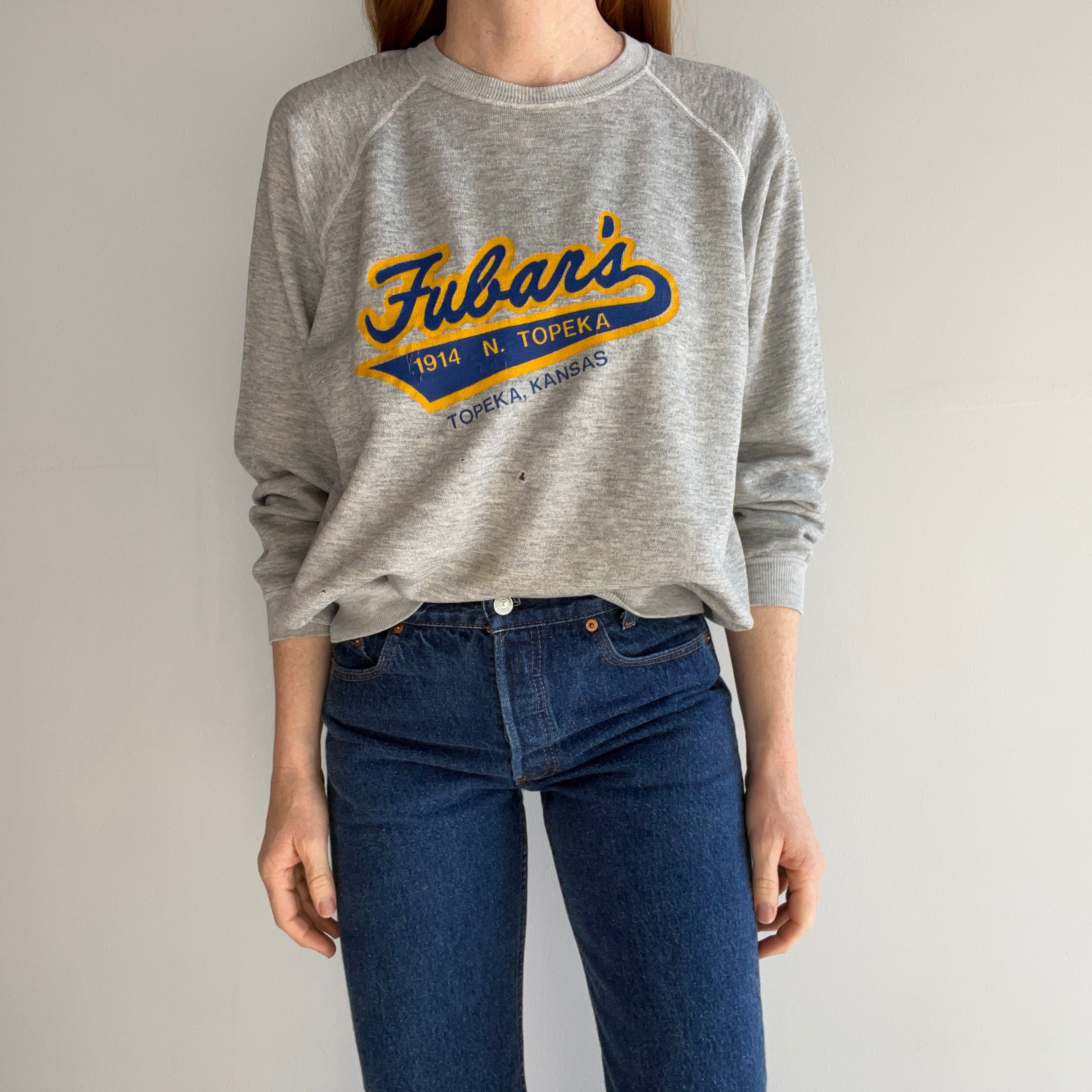 1980s Fubar's Topeka, Kansas Lightly Fubared Sweatshirt