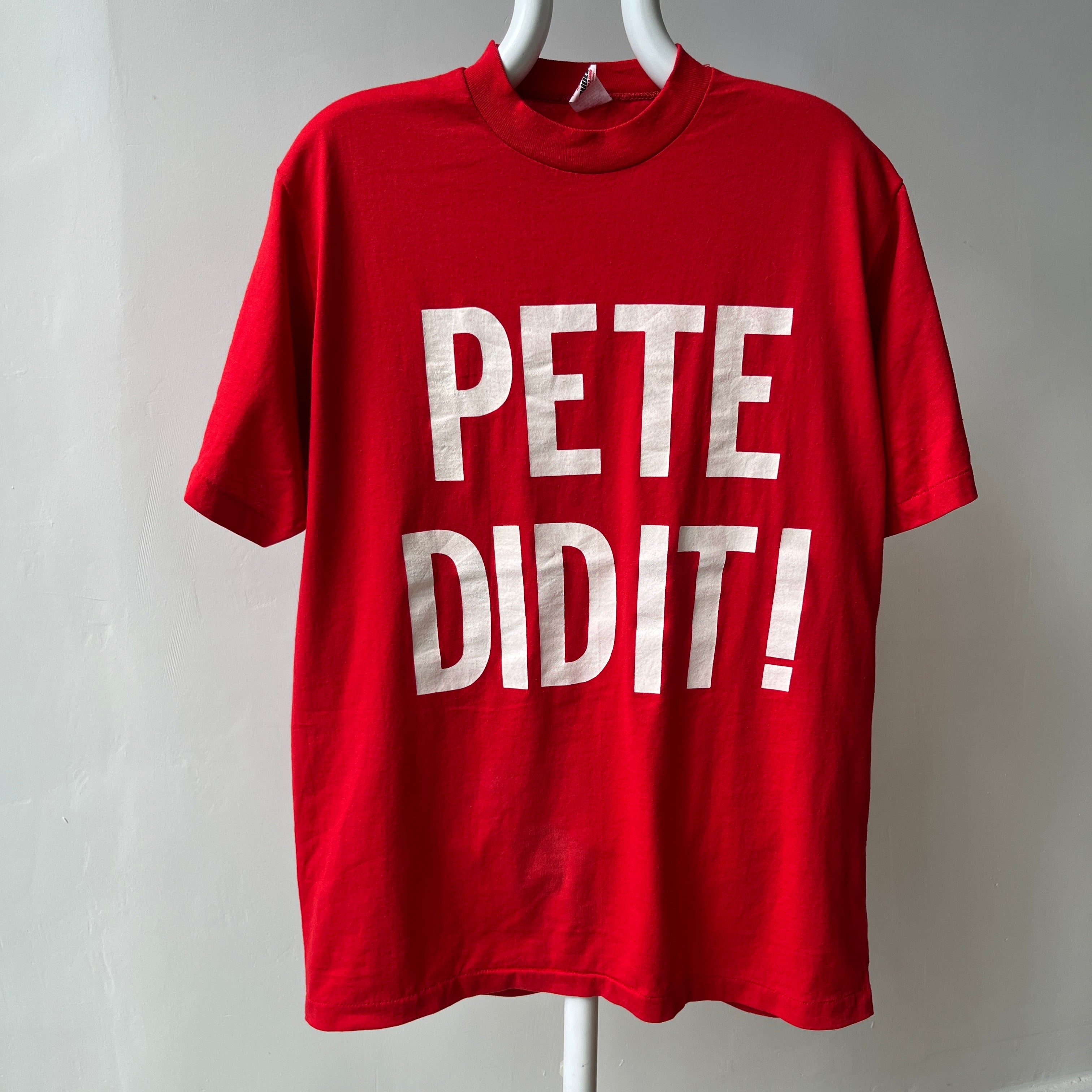 1970/80s Pete Did It T-Shirt by Wolf