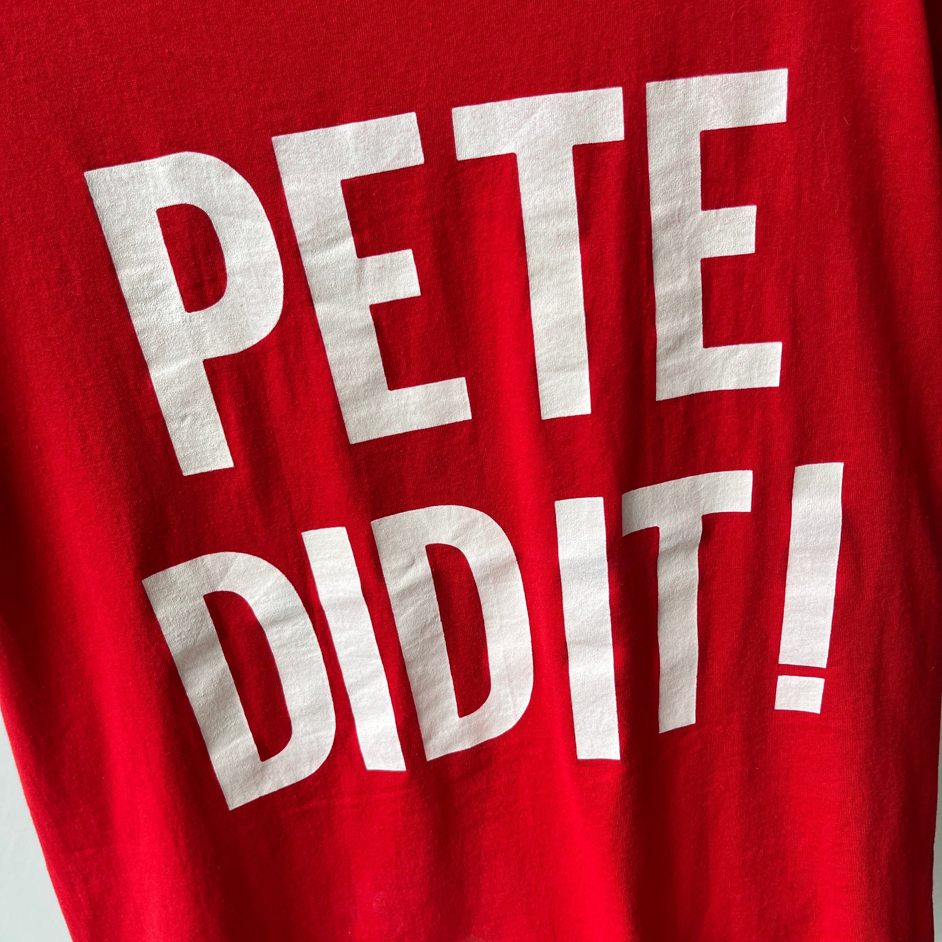 1970/80s Pete Did It T-Shirt by Wolf