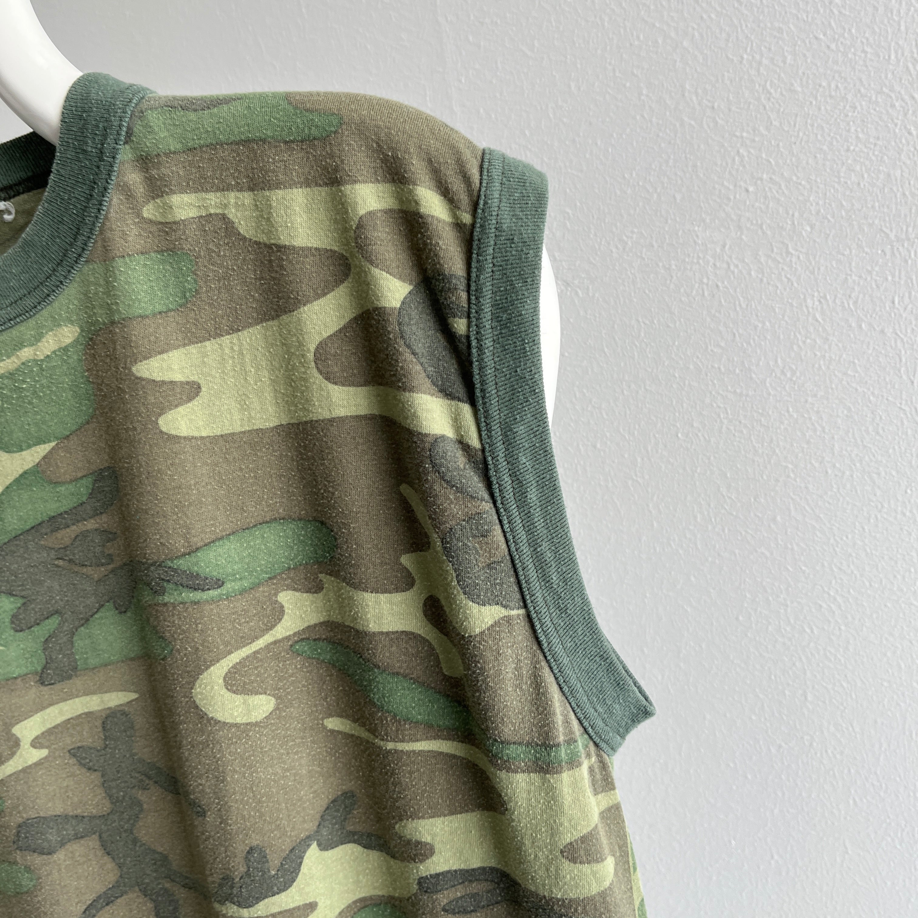 1980s Rothco Camo Muscle Tank