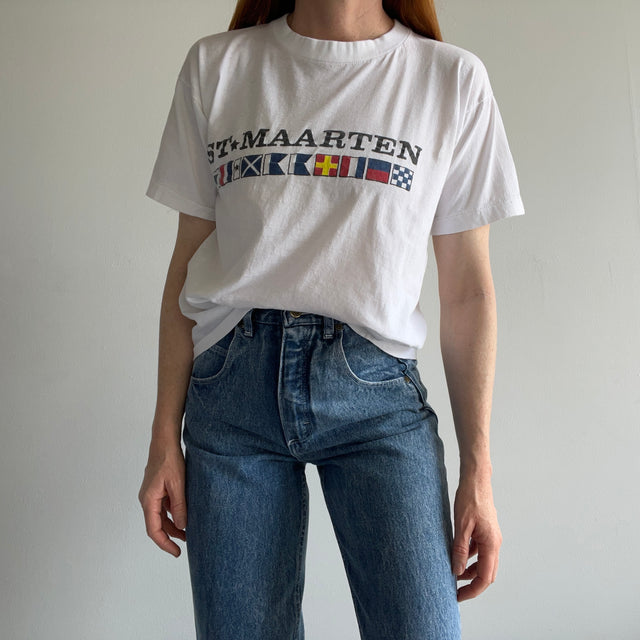 1990s St. Maarten Slouchy Cotton T-Shirt