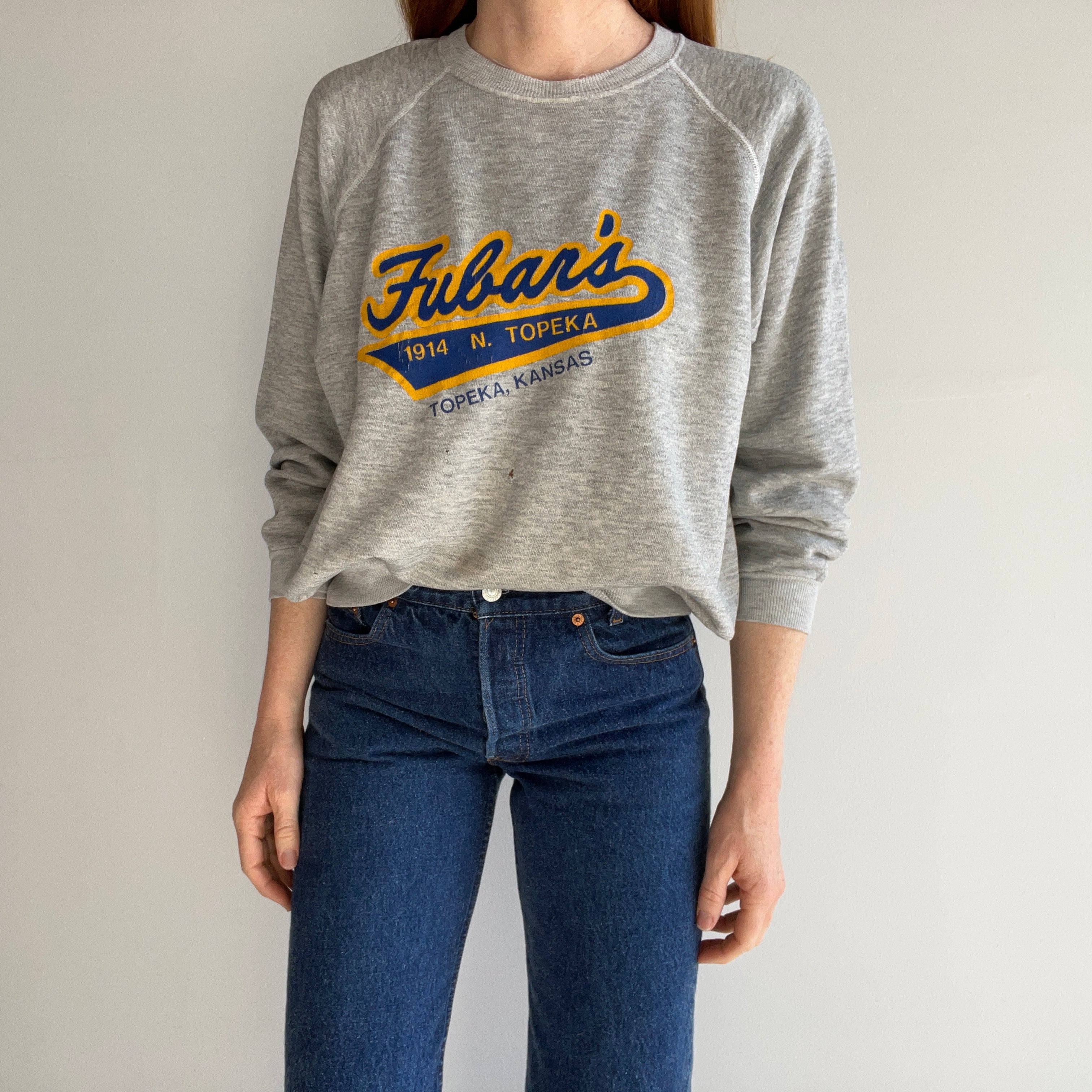 1980s Fubar's Topeka, Kansas Lightly Fubared Sweatshirt