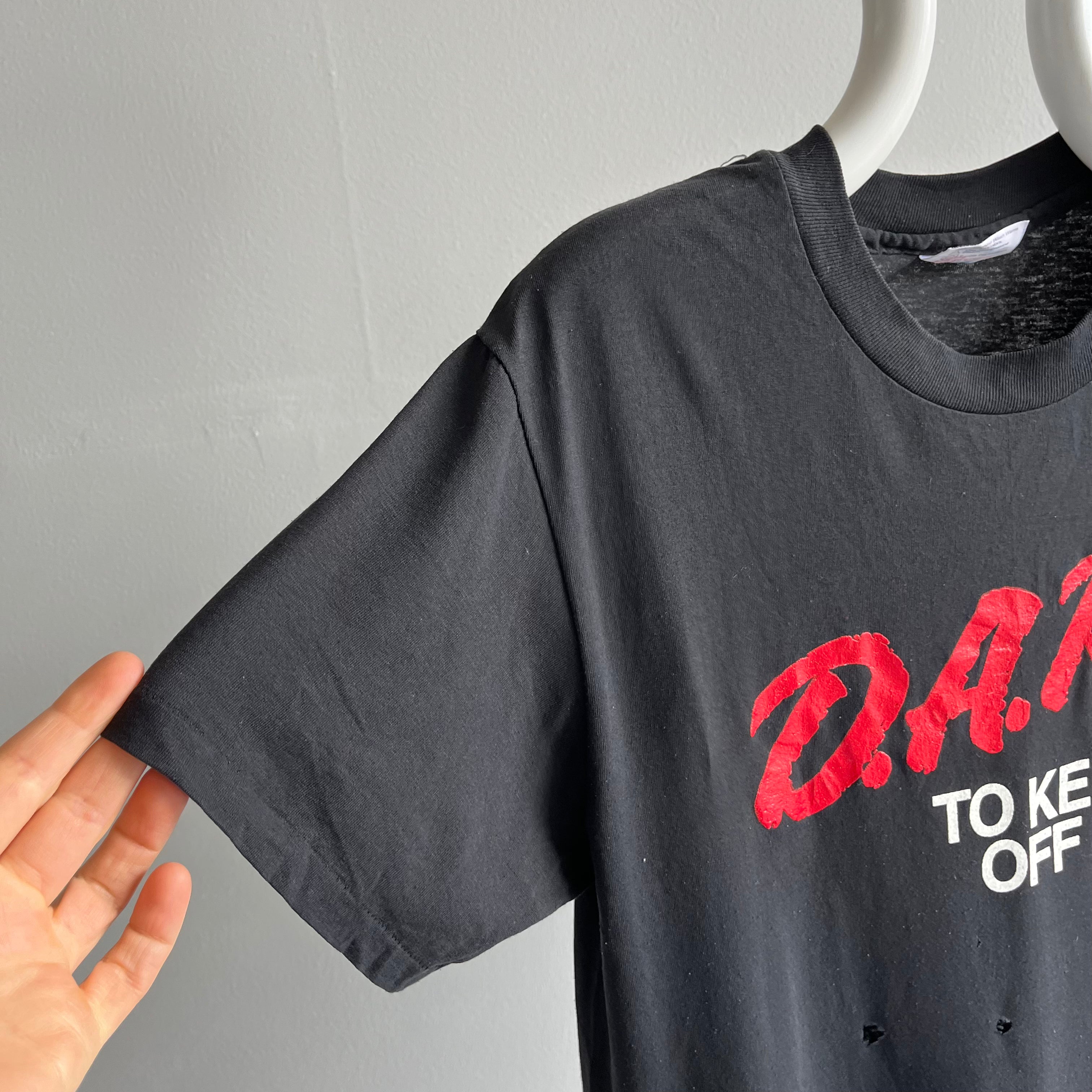 1990s D.A.R.E. T-Shirt with Holes