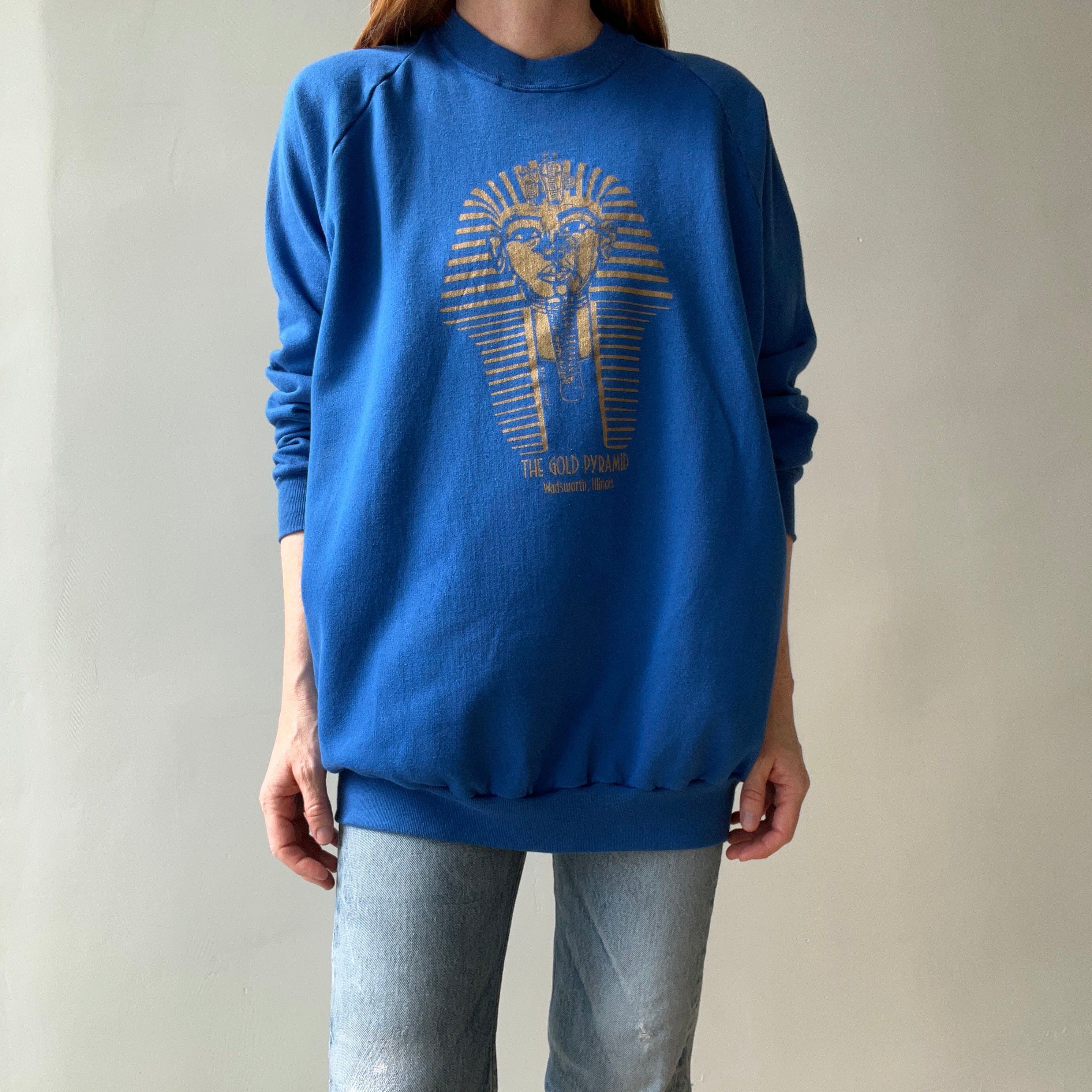 1986 The Gold Pyramid Wadsworth, Illinois Sweatshirt