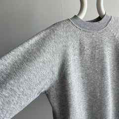 1980/90s Blank Gray Raglan