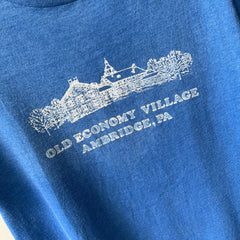 1980s Old Economy Village - Ambridge, PA - Faded T-Shirt