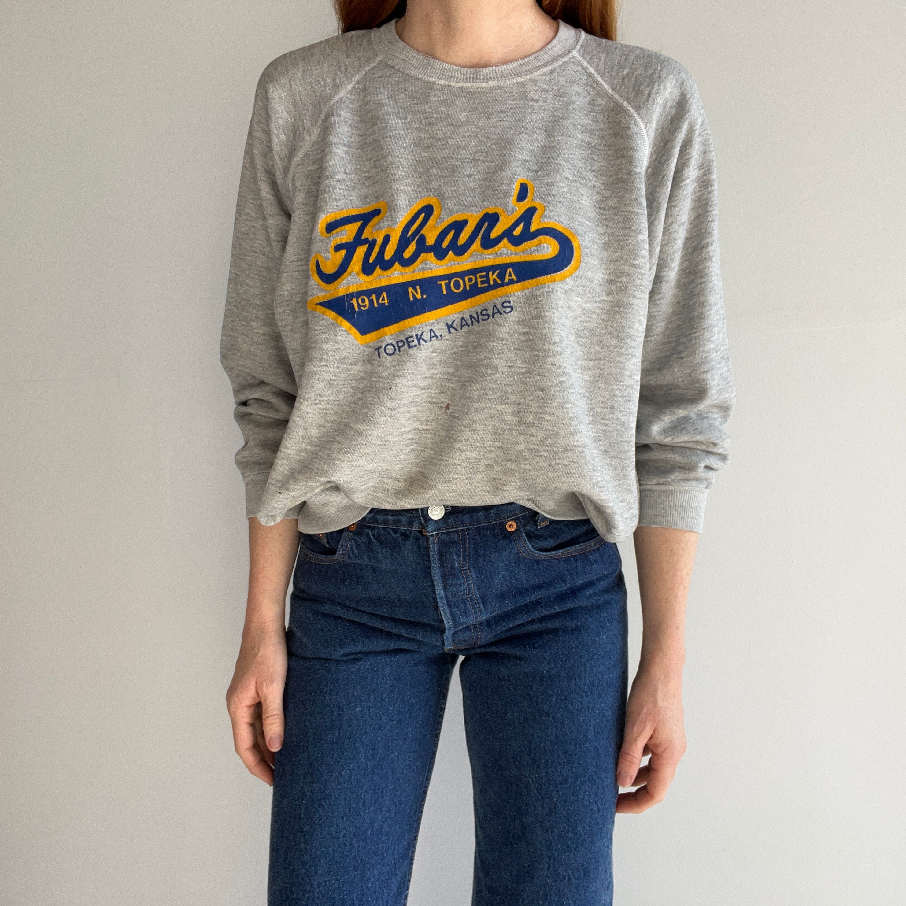 1980s Fubar's Topeka, Kansas Lightly Fubared Sweatshirt