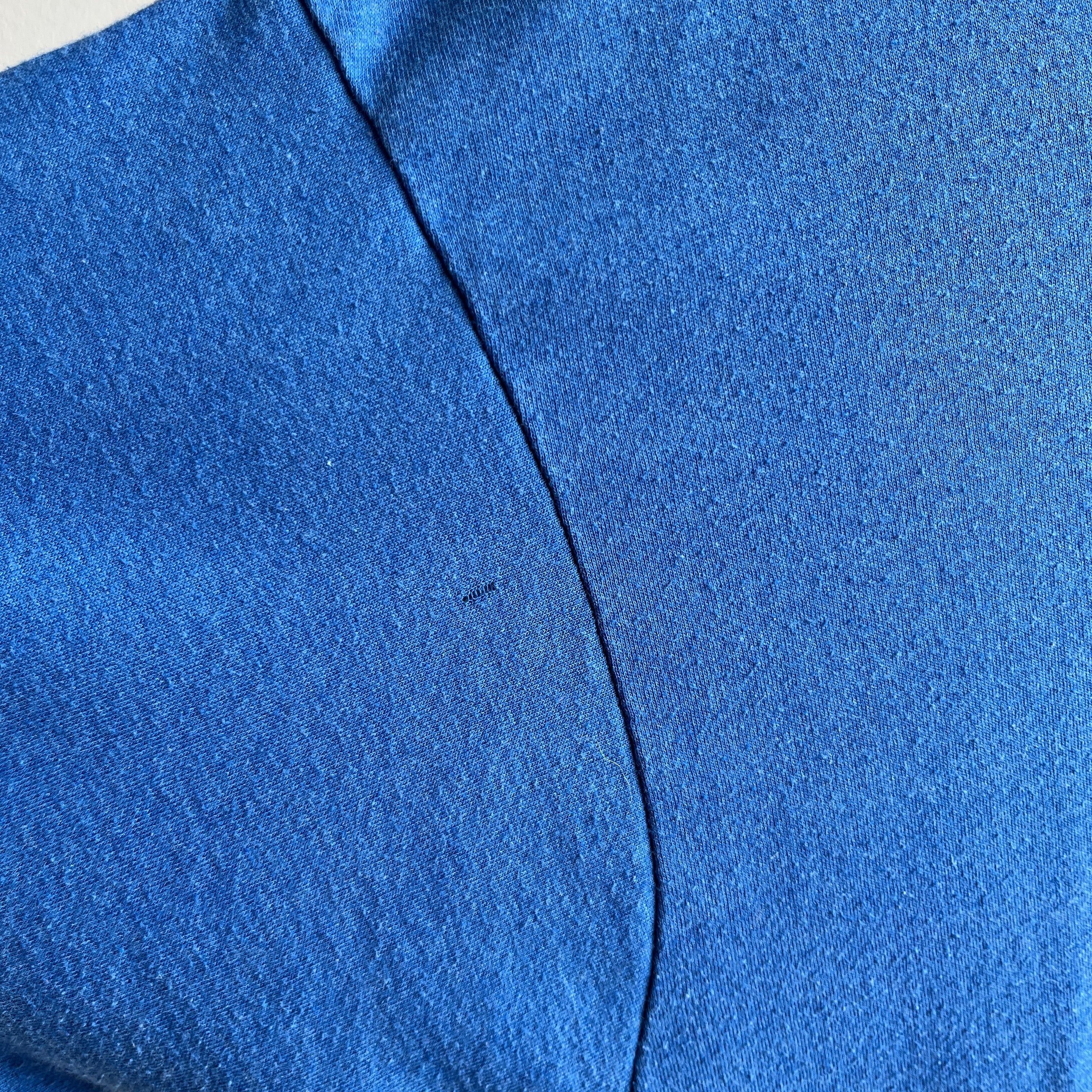 1980s FOTL Dodger Blue Selvedge Pocket T-Shirt