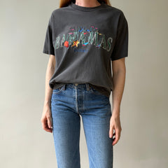 1990s Faded Black Bahamas Nassau T Shirt