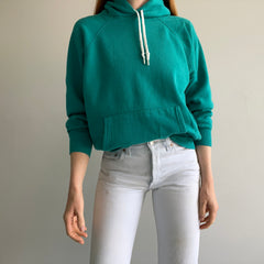 1980s Teal Hoodie by Pannill - Great Shape