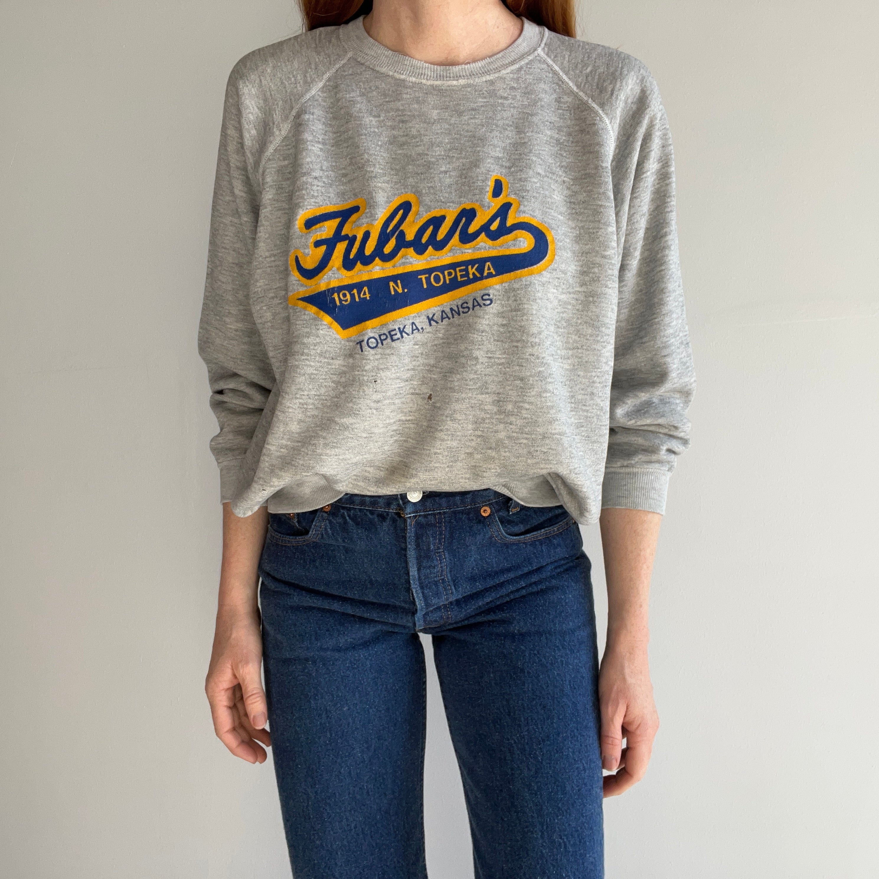 1980s Fubar's Topeka, Kansas Lightly Fubared Sweatshirt