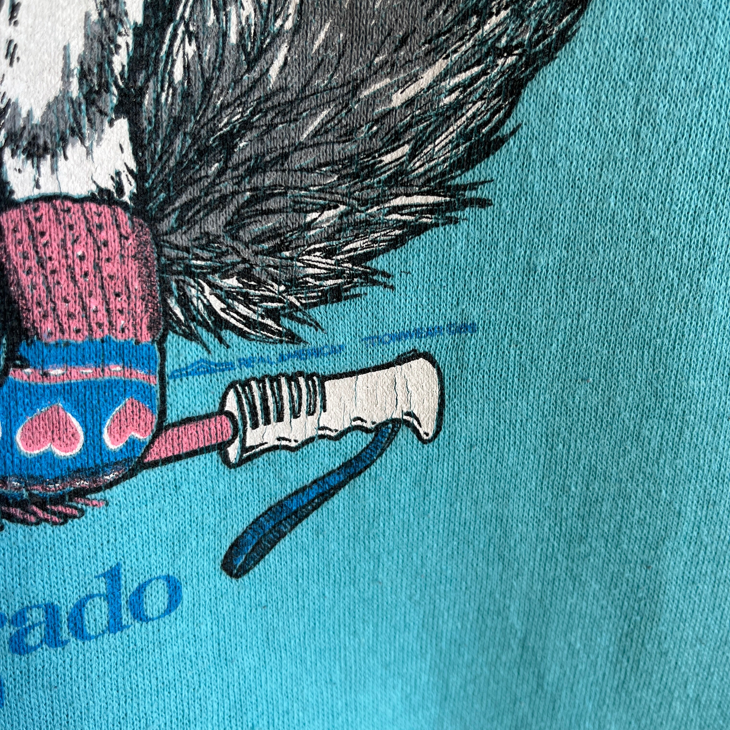 1988 (6?) Snow Fox Thinned Out Longer Sweatshirt
