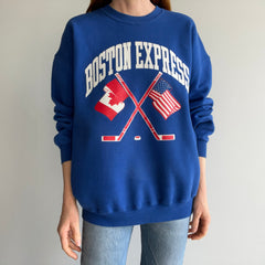 1980/90s Boston Express Hockey Sweatshirt