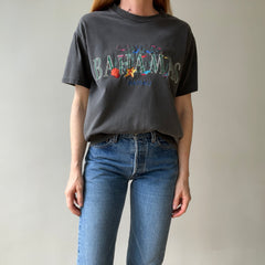1990s Faded Black Bahamas Nassau T Shirt