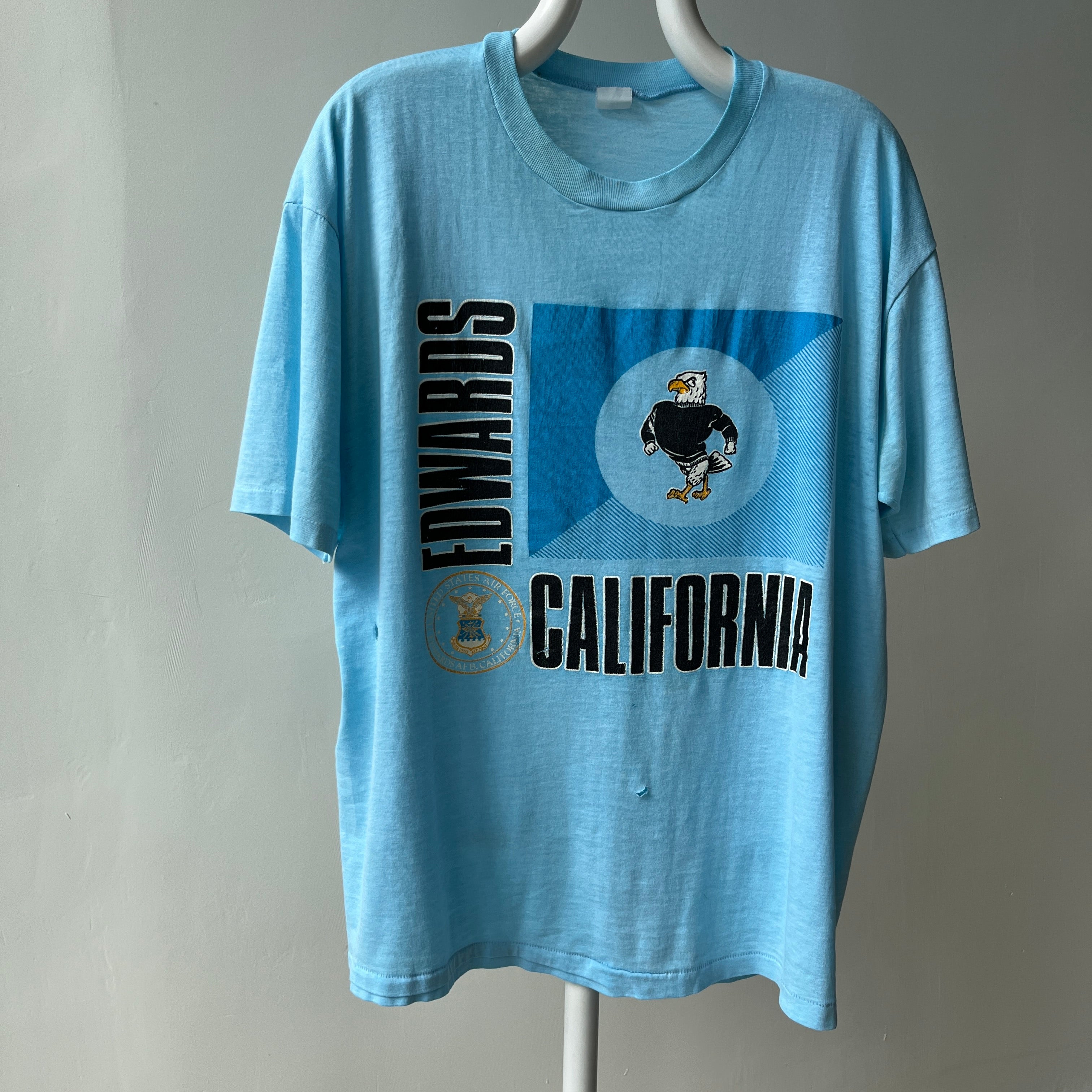 1980s Paper Thin Edward's Air Force Base, California Single Stitch T-Shirt