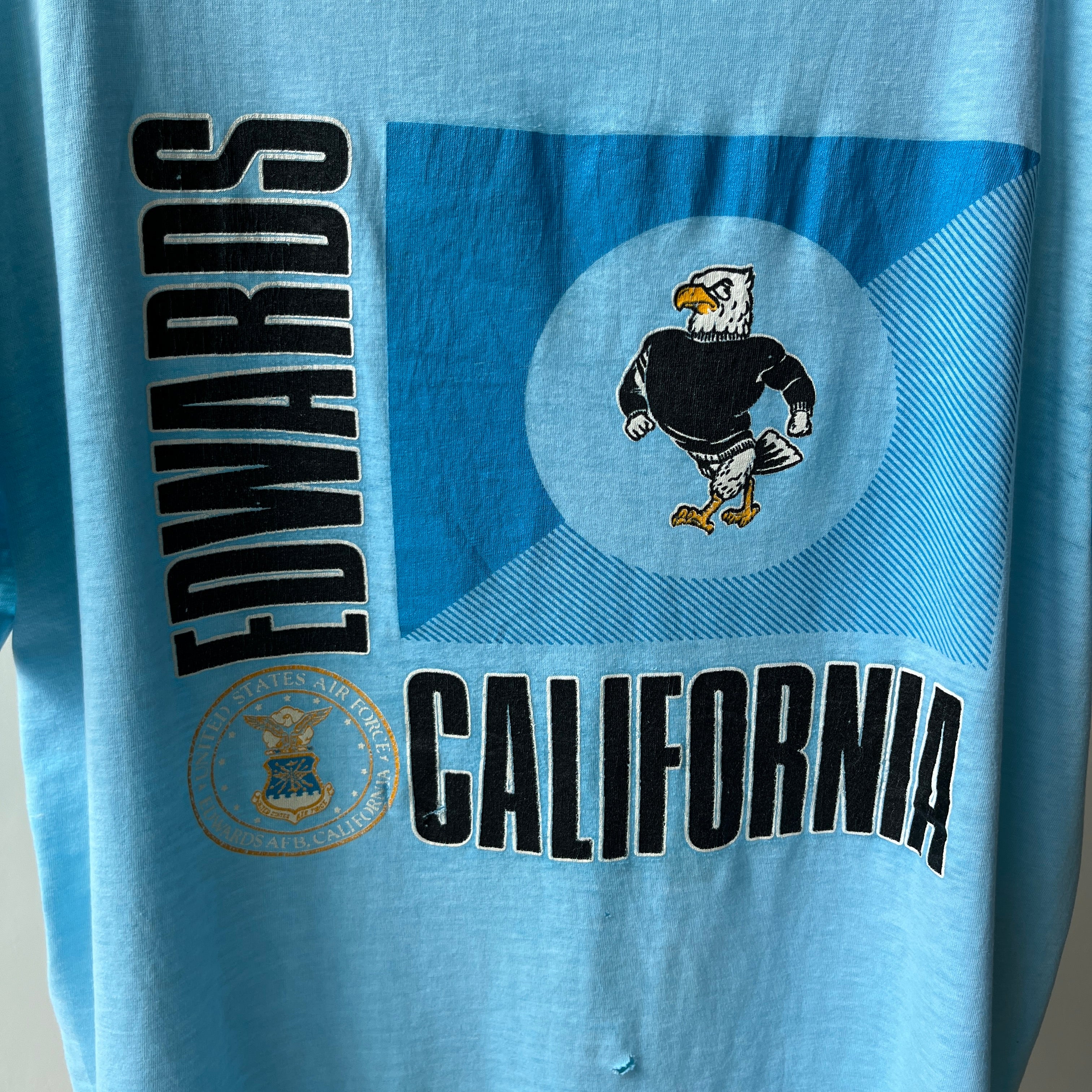 1980s Paper Thin Edward's Air Force Base, California Single Stitch T-Shirt