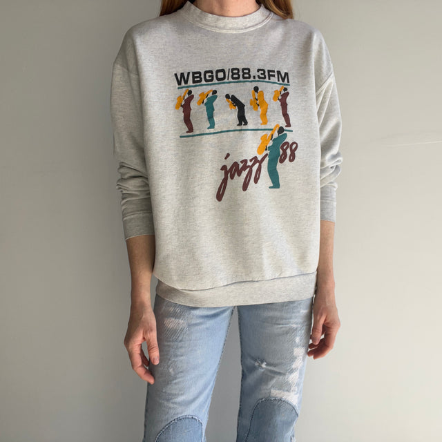 1990s WBGO 88.3FM Jazz Radio - Newark, New Jersey Sweatshirt