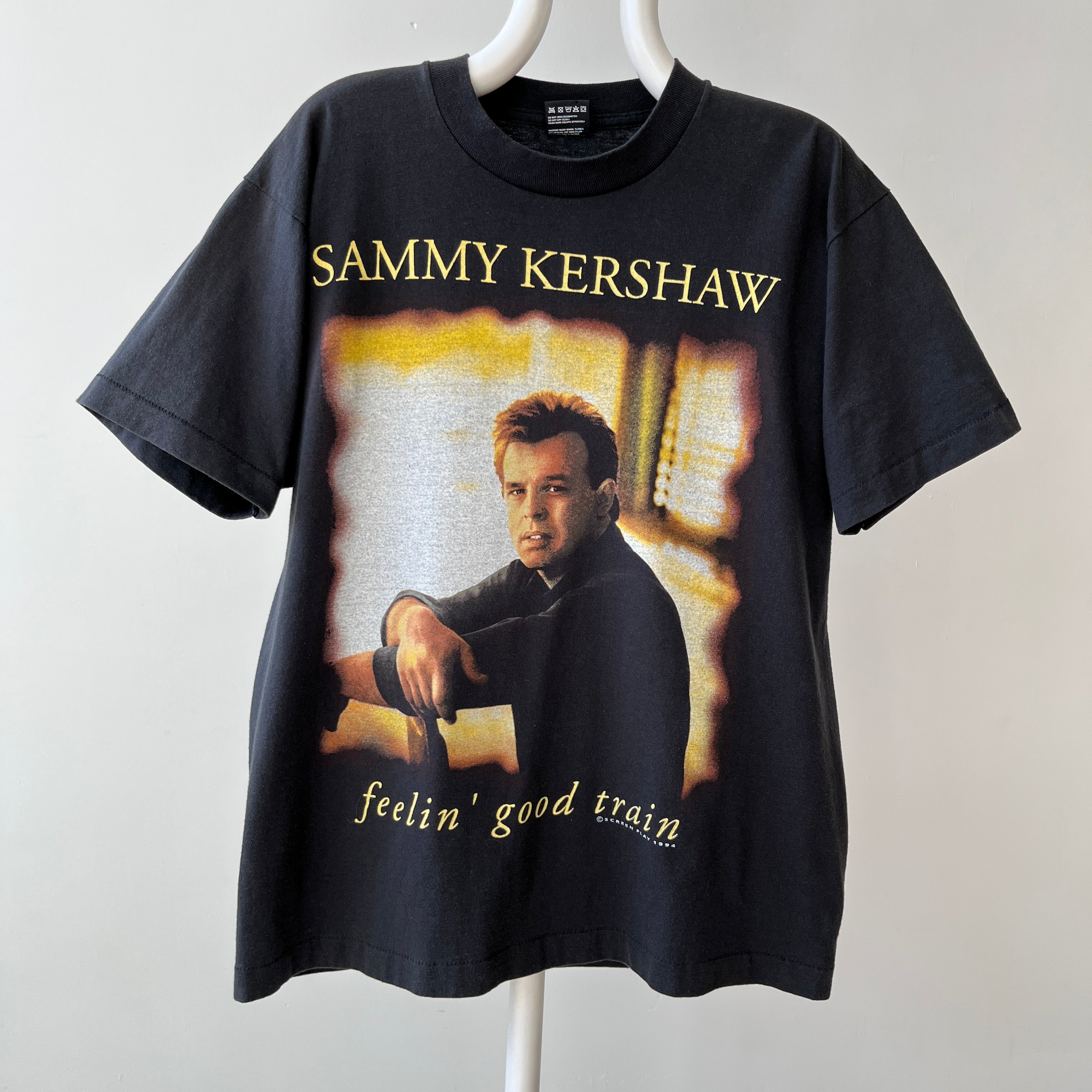 1994 Sammy Kershaw Feelin Good Train T Shirt