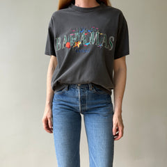 1990s Faded Black Bahamas Nassau T Shirt