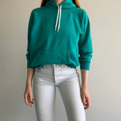 1980s Teal Hoodie by Pannill - Great Shape