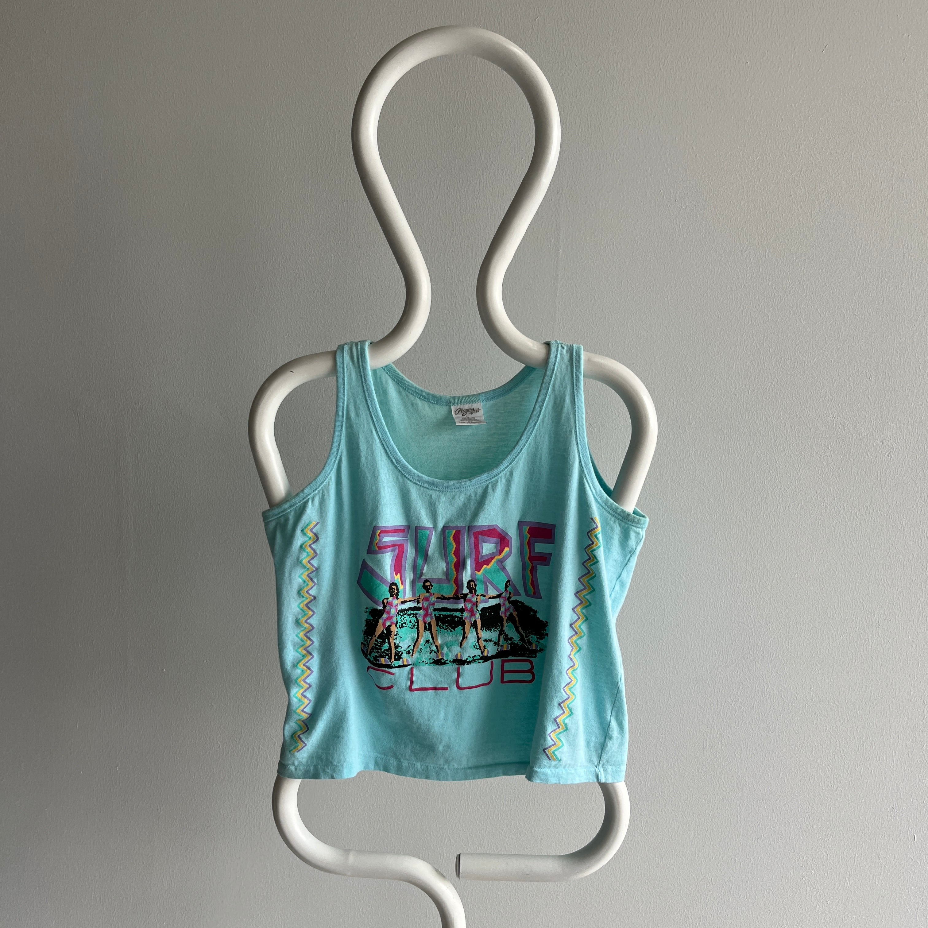 1980s Surf Club Tank - HELLO SUMMER