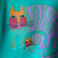 1980s A Wonderful Cat Sweatshirt