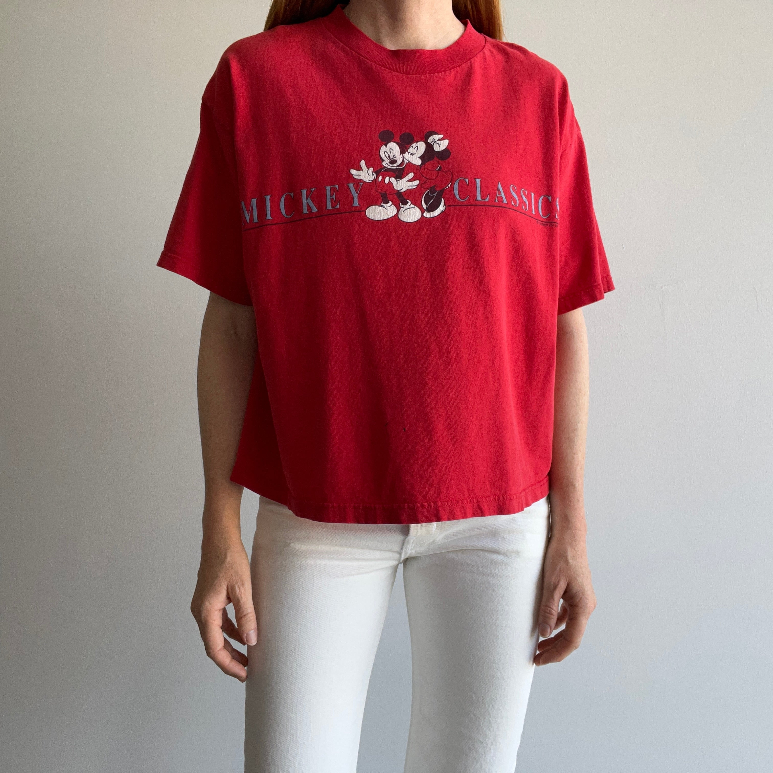 1990s Mickey Classics Cotton Crop T-Shirt