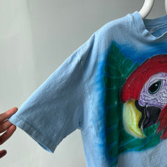 1992 Airbrushed Giant Parrot Head T-Shirt - YES PLEASE