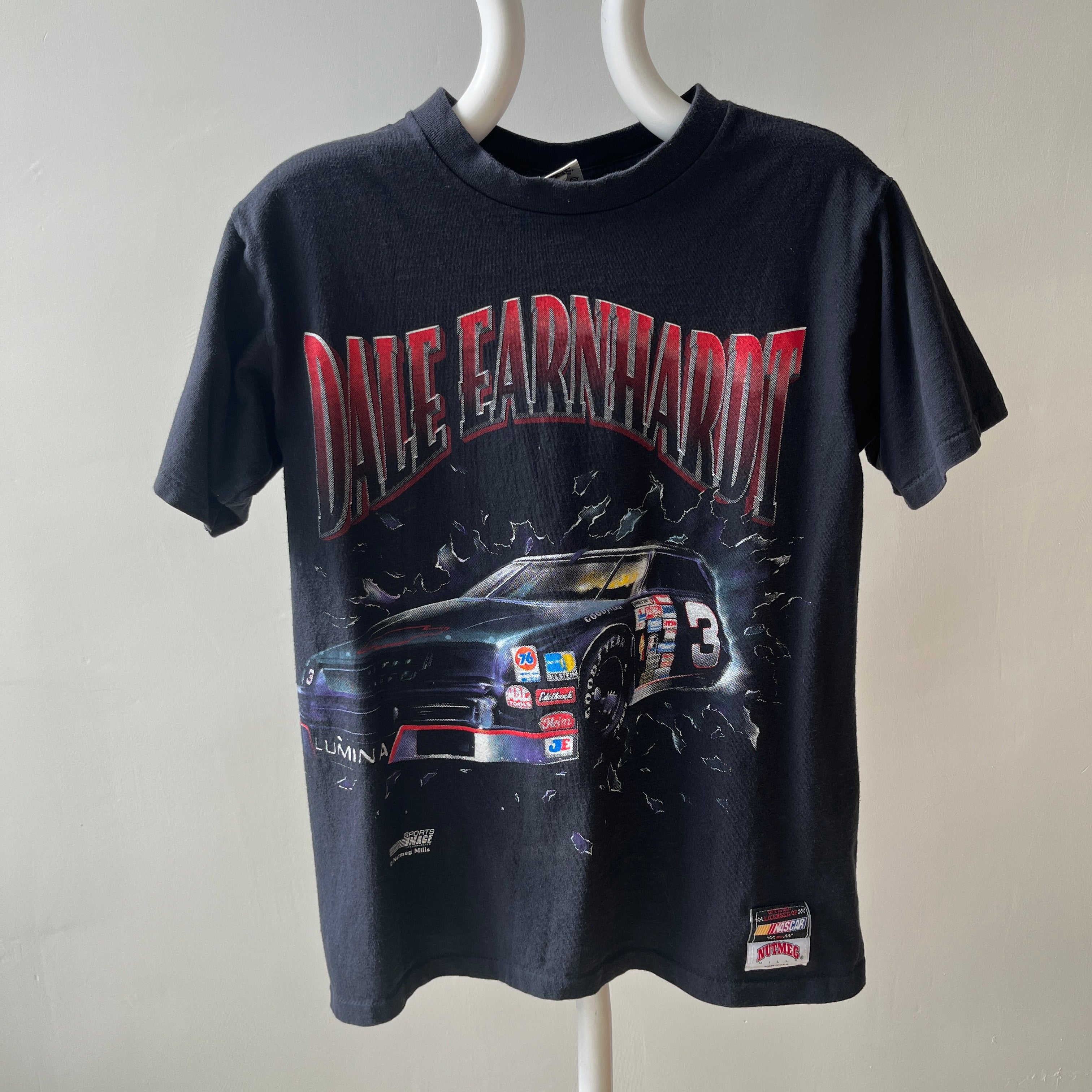 1990s Dale Earnhardt NASCAR Front and Back T-Shirt - WOWOWOWOW