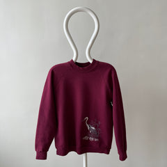 1980s Unique Egret  or Crane (?) Sweatshirt