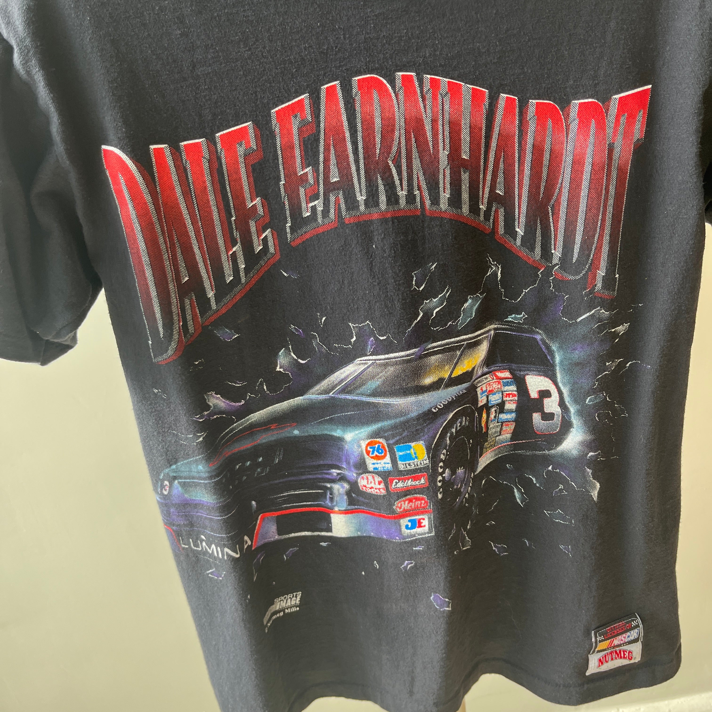 1990s Dale Earnhardt NASCAR Front and Back T-Shirt - WOWOWOWOW