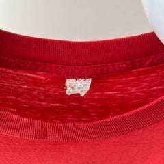 1980s Red Where The Hell Is Edna Texas T Shirt