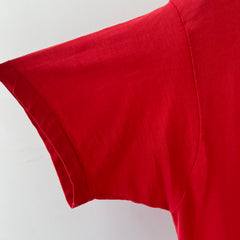 1980s Red Where The Hell Is Edna Texas T Shirt