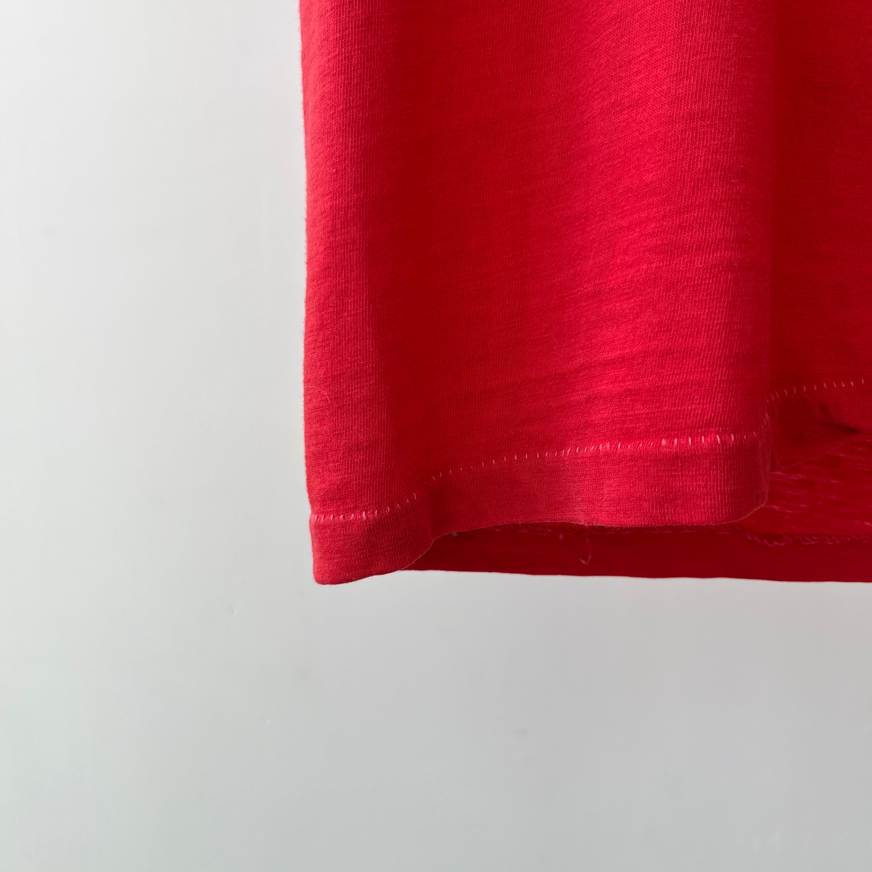 1980s Red Where The Hell Is Edna Texas T Shirt