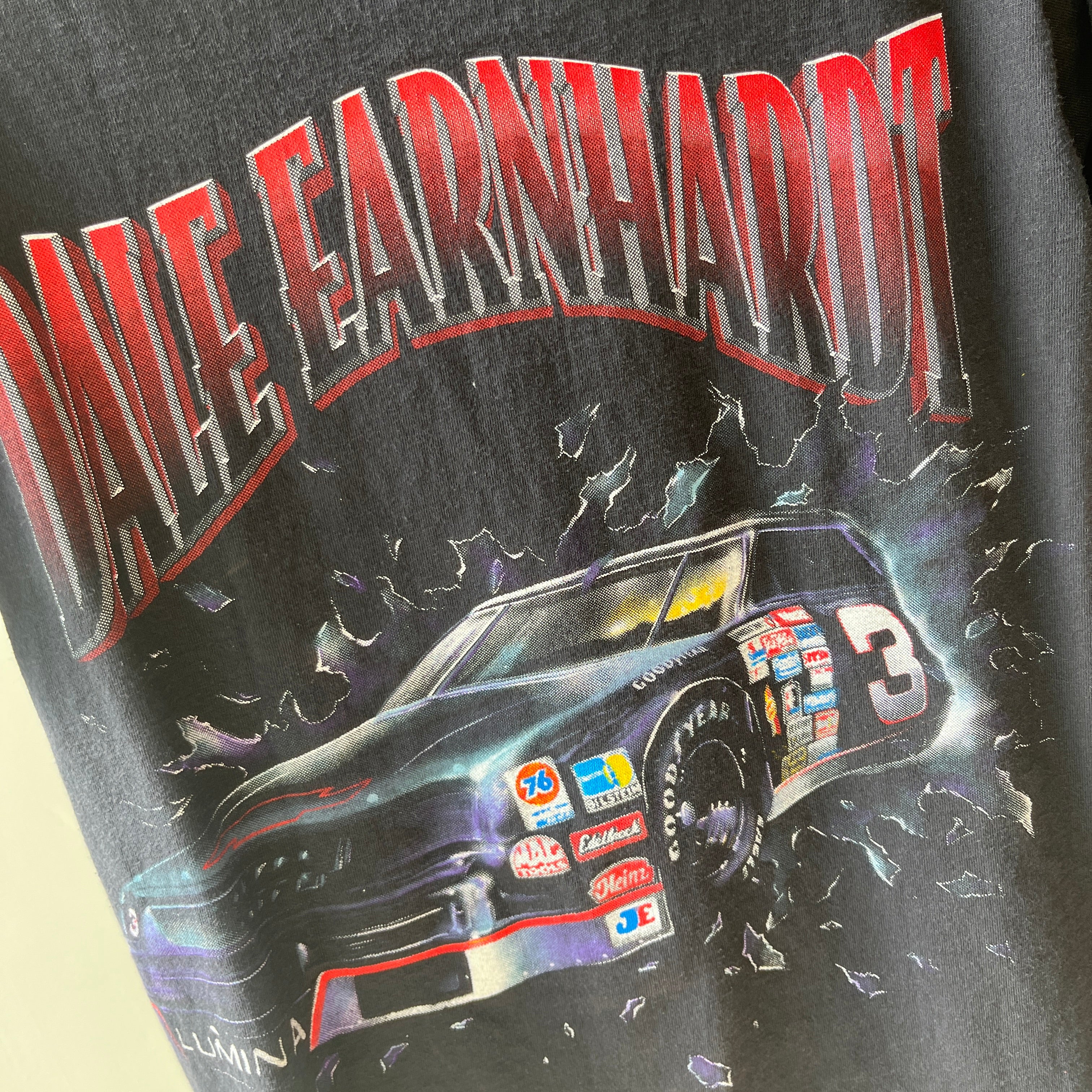 1990s Dale Earnhardt NASCAR Front and Back T-Shirt - WOWOWOWOW