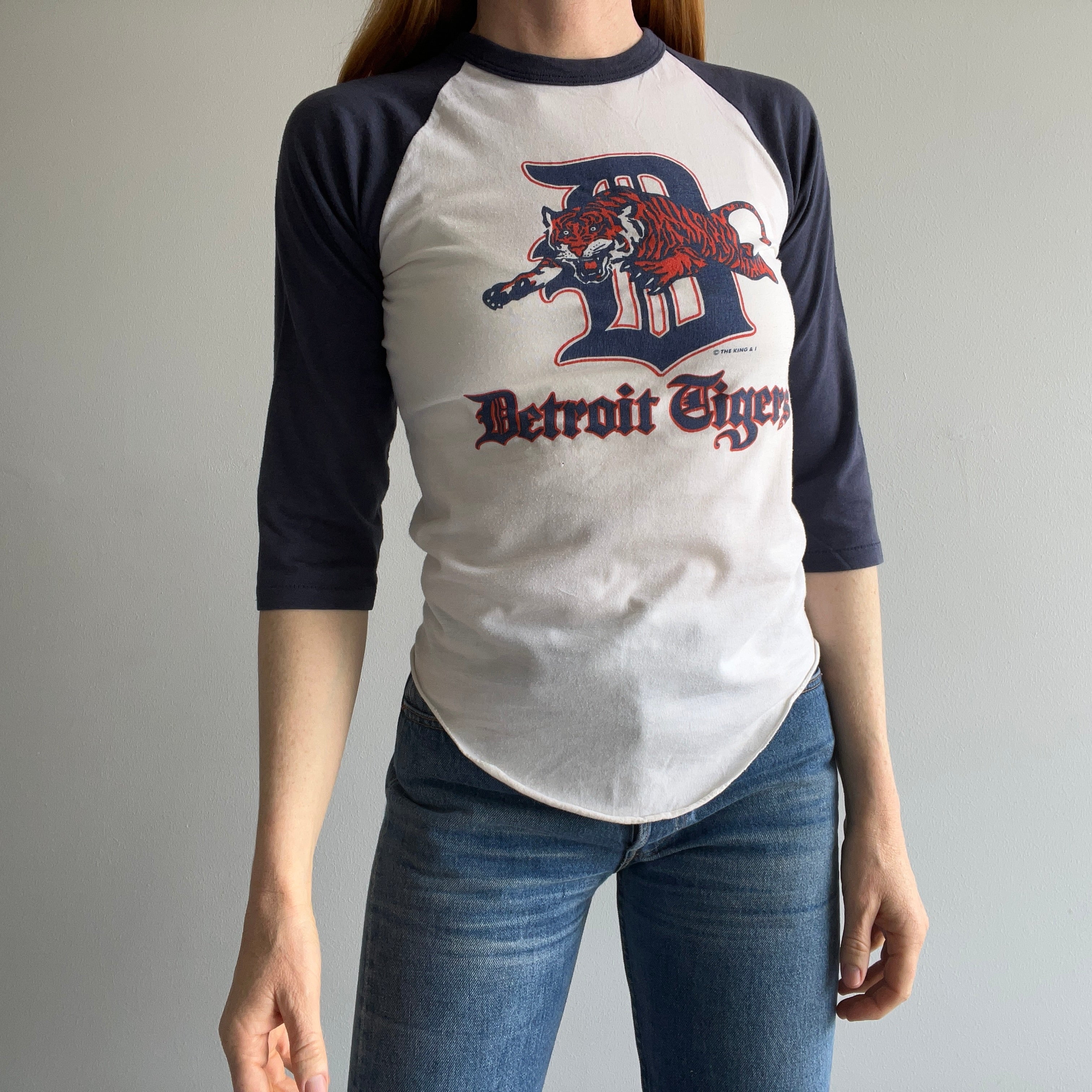 Size S 90s Detroit Tigers VINTAGE Tiger T-Shirt