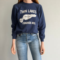 1980s (Early) Twin Lakes Conover, Wisconsin Sweatshirt