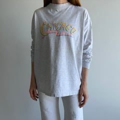 1980s Chicago Long Sleeve Cotton T-Shirt