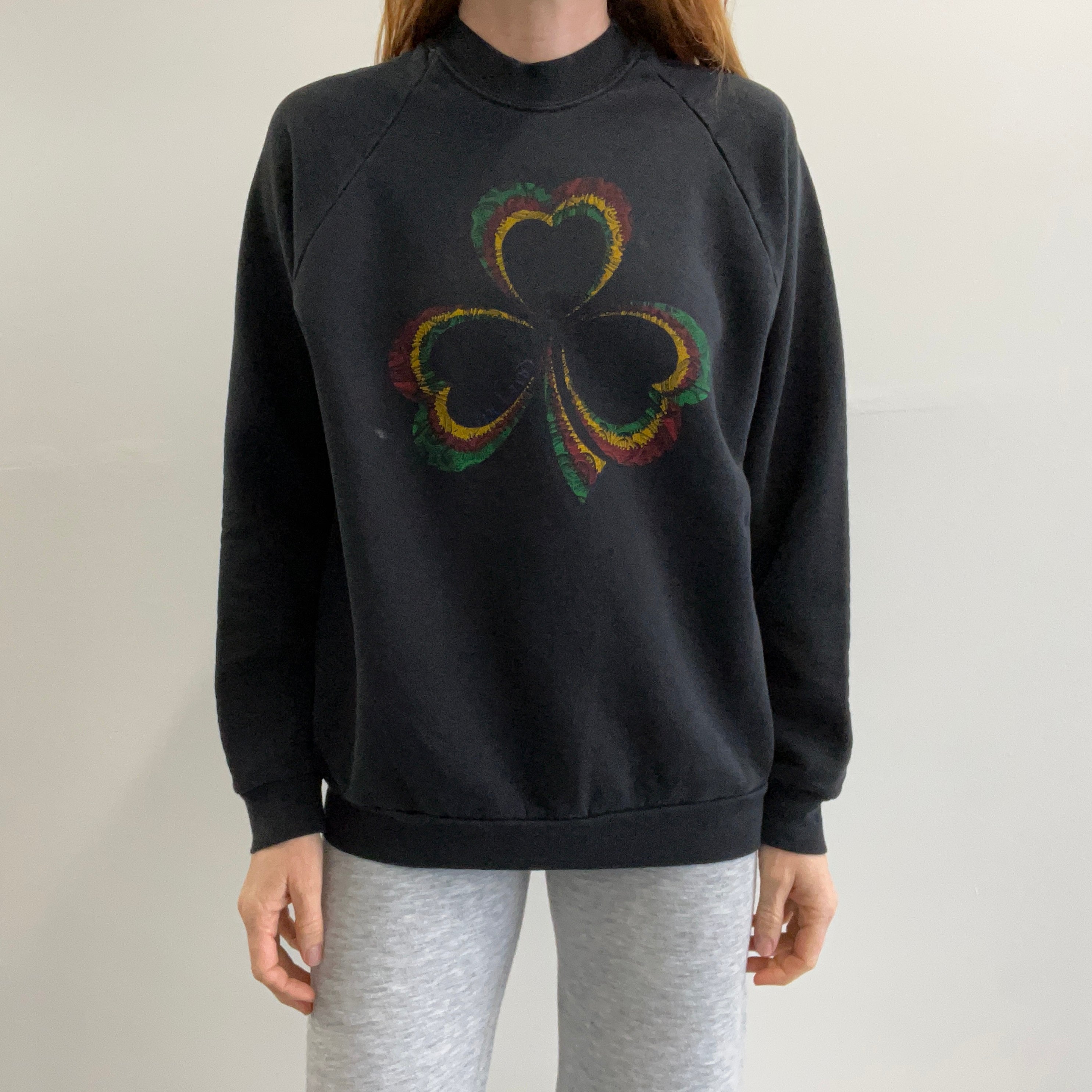 1980s Made in Ireland Clover Sweatshirt by Screen Stars