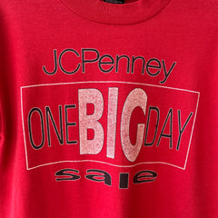 1980s Red JCPenny One Big Day Sale T Shirt