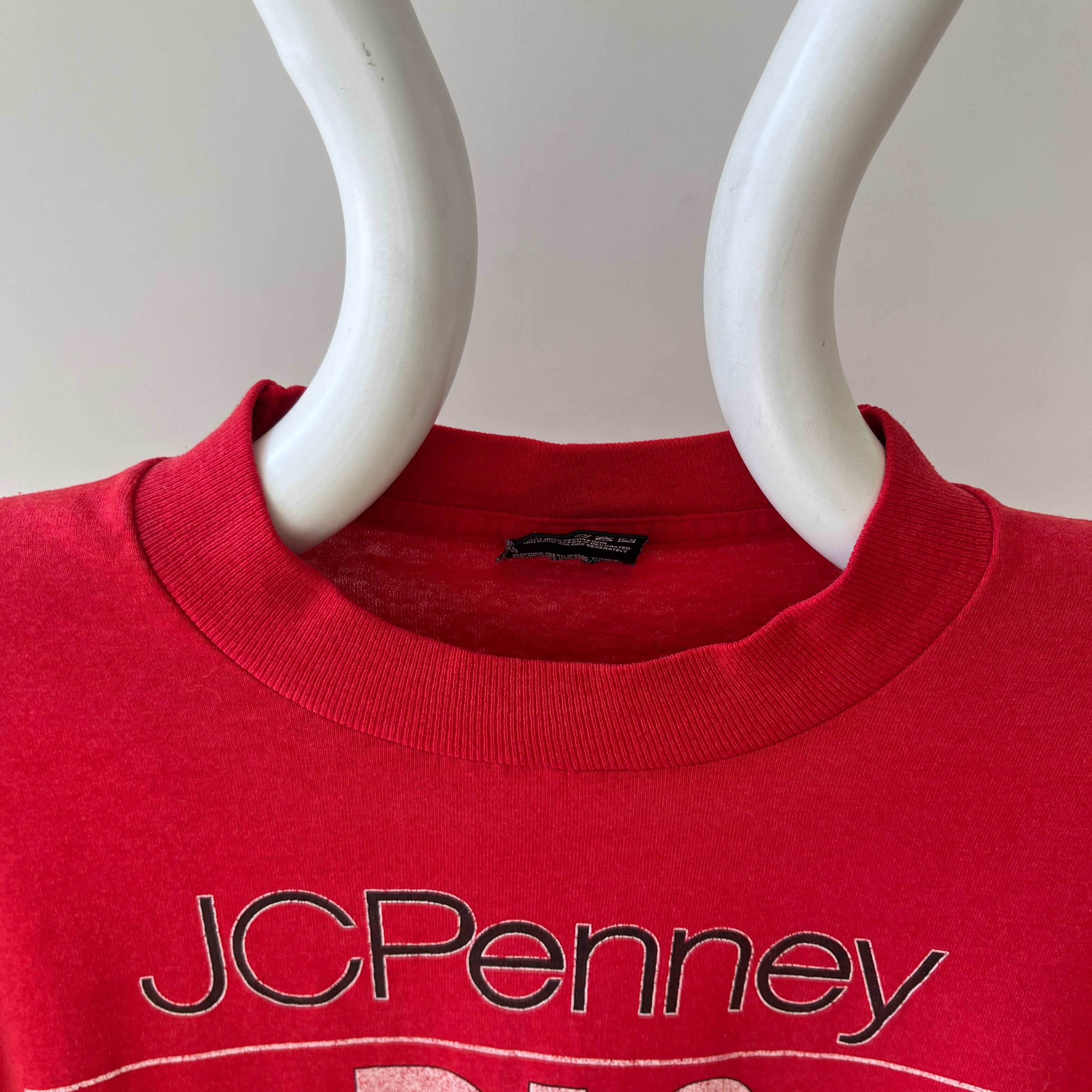 1980s Red JCPenny One Big Day Sale T Shirt