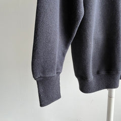 1980/90s Blank Black Longer Cut HHW Raglan Sweatshirt