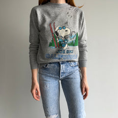 1980s Joe Ski CALIFORNIA Snoopy Sweatshirt - OMFG