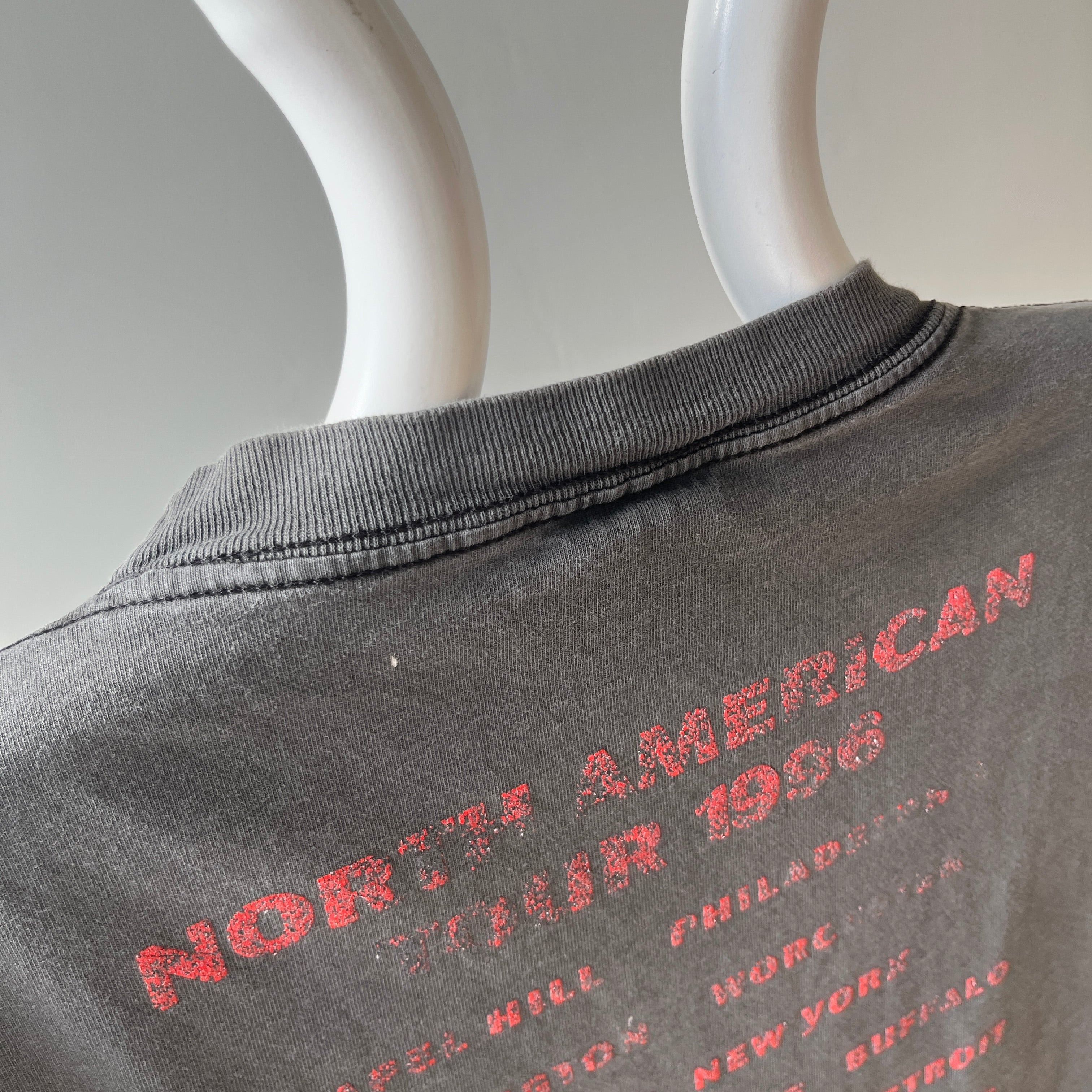 1996 Perfectly Worn Bob Segar North American Tour Front and Back T-Shirt