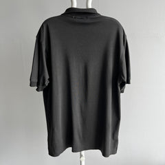Y2K Blank Black Polo - Not Well Made