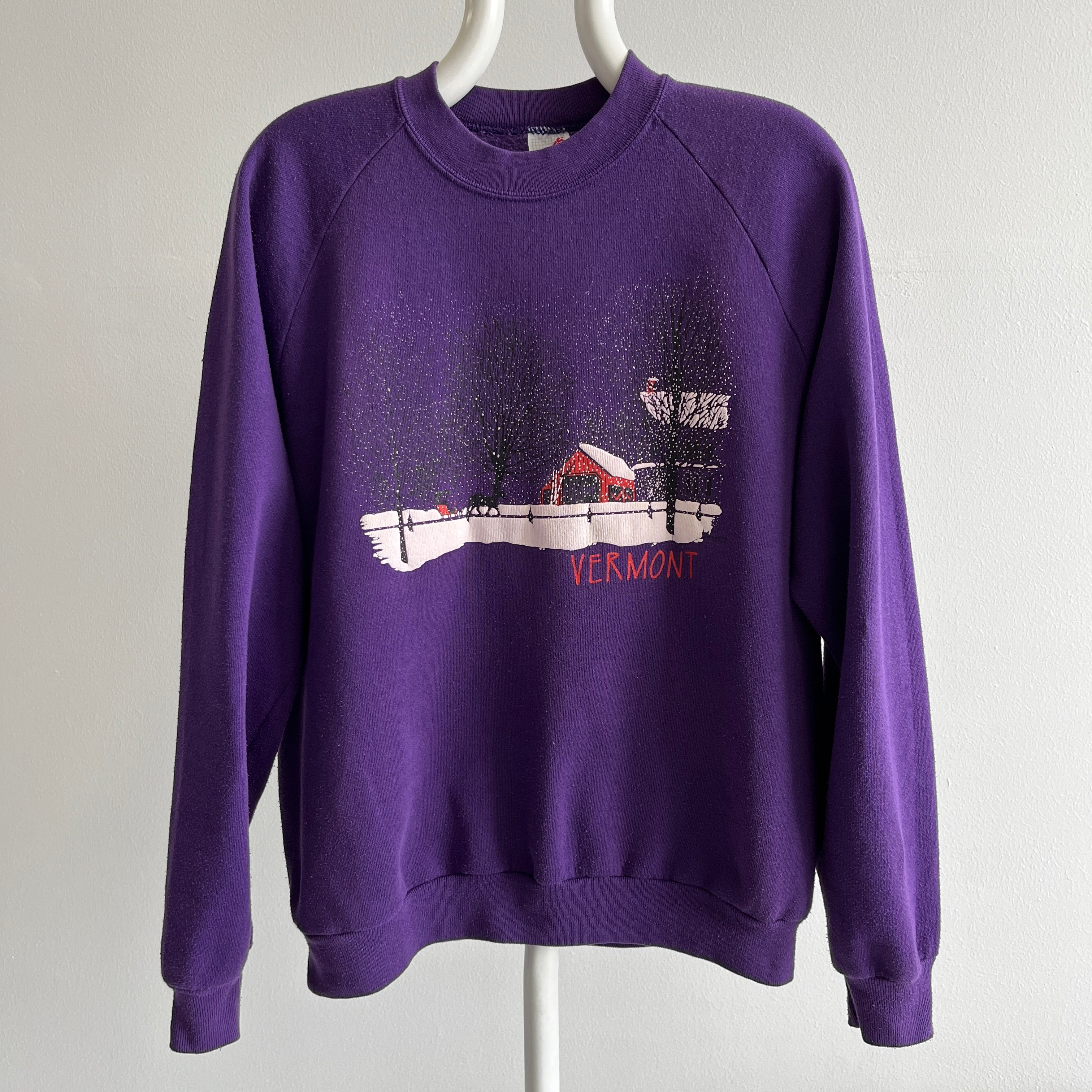 1980s Vermont Winterscape Sweatshirt