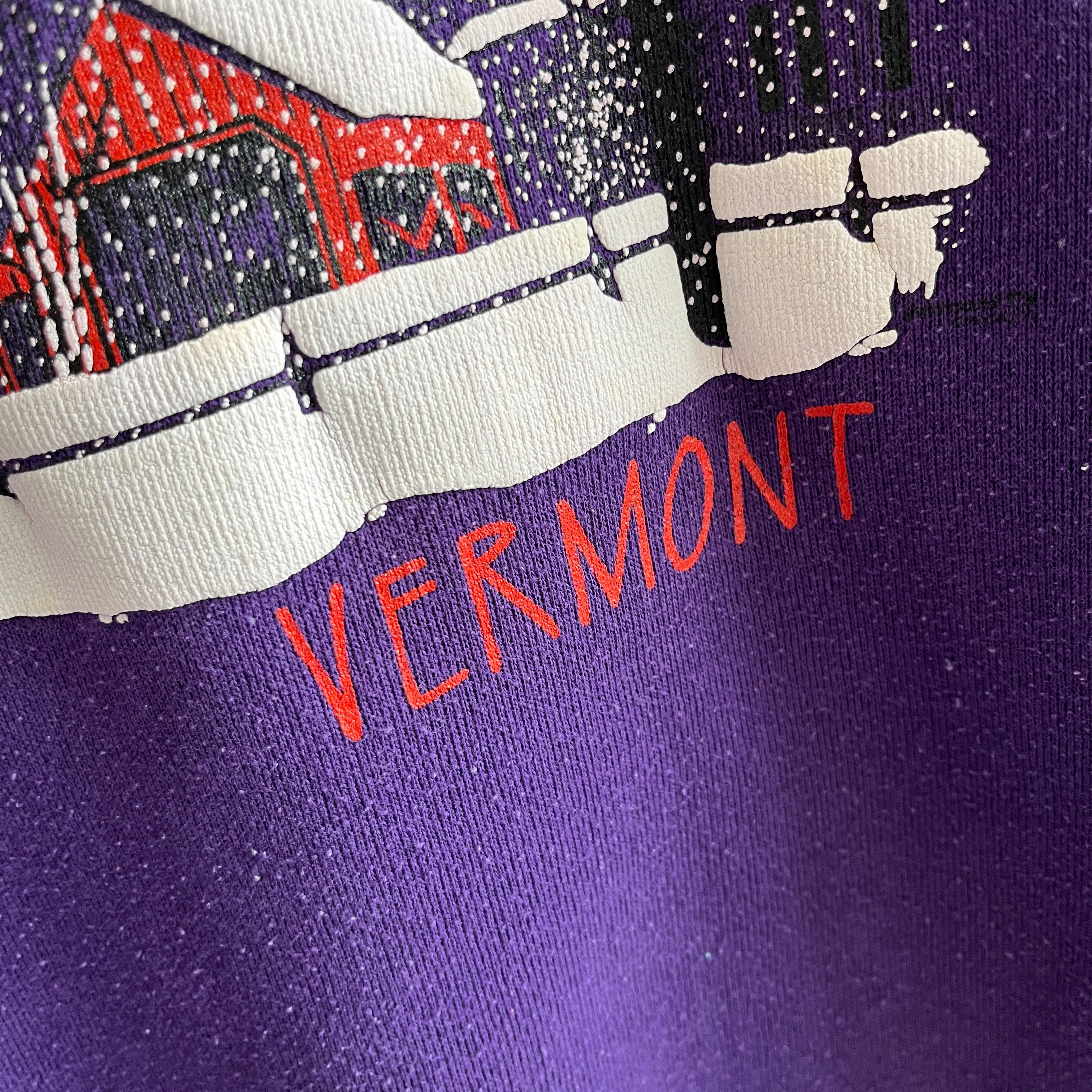 1980s Vermont Winterscape Sweatshirt